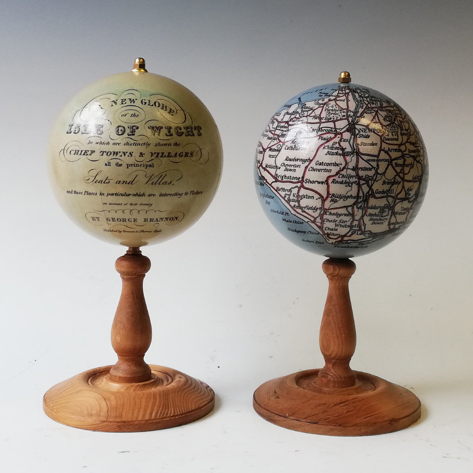 Isle of Wight globe from Greaves and Thomas globemakers