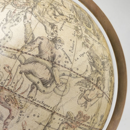 Facsimile of Nicholas Bion's circa 1700 celestial globe from Lander and May