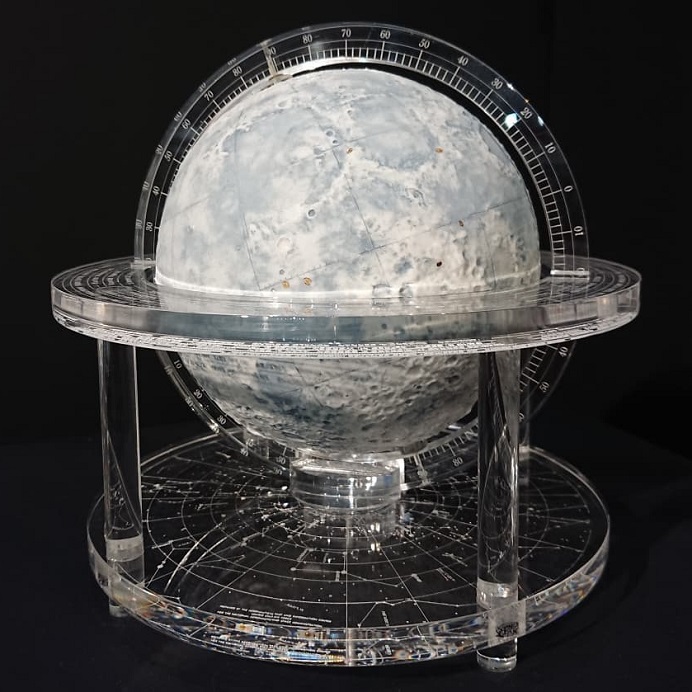 limited edition Modern Molyneux Apollo porcelain lunar globe from The Little Globe Co