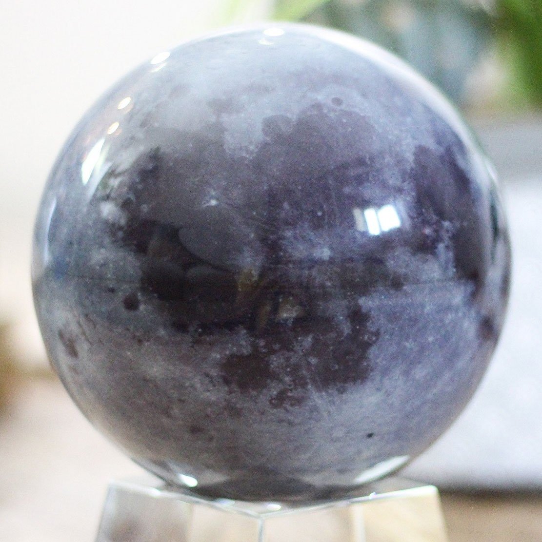 solar-powered spinning moon globe from MOVA