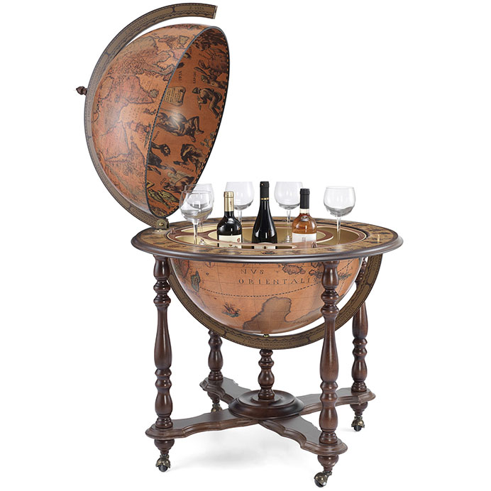 Achille antique-style bar globe from Zoffoli