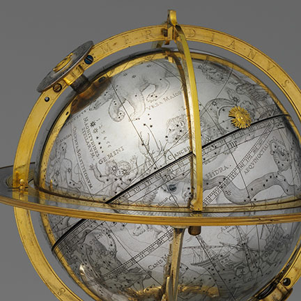 Celestial globe with clockwork by Gerhard Emmoser, 1579, Metropolitan Museum of Art, New York